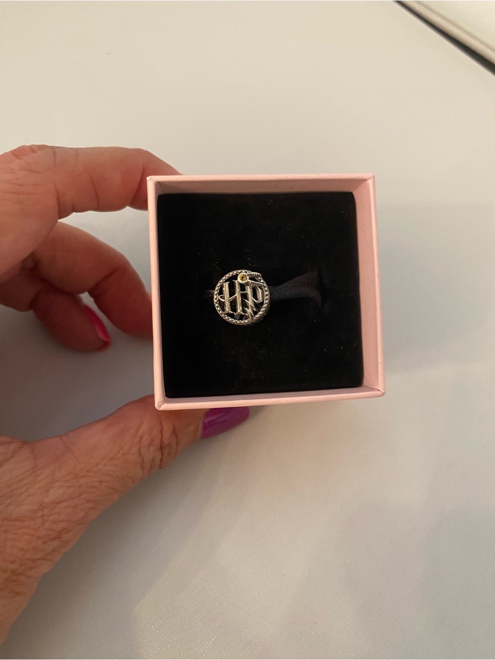 NWT Pandora Harry Potter Logo 925 Silver Charm Hallows Snitch Ale